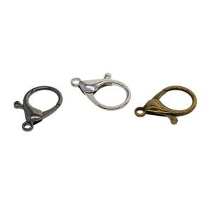 30 set di grandi dimensioni piegate in oro pinze di aragosta fai da te connettore gioielli per braccialetti portachiavi in lega materiali artigianali borsa di imballaggio - Product Image 3