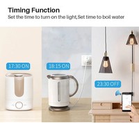 Bingoelec 10A relai Mini Universal 1 Gang 2 arah pengendali masalah Wifi pintar sakelar Diy