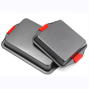 <span class=keywords><strong>Plaque</strong></span> <span class=keywords><strong>de</strong></span> cuisson rectangulaire anti-brûlure à double poignée, bords profonds, anti-fuite, résistante à l'huile, antiadhésive <span class=keywords><strong>pour</strong></span> <span class=keywords><strong>four</strong></span> - Product Image 3