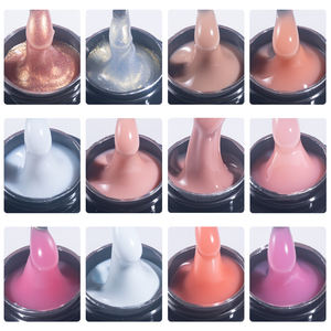 KODIES GEL Gel Solide d'<span class=keywords><strong>Extension</strong></span> d'Ongles Poly en Pot, Vernis à Ongles UV <span class=keywords><strong>Semi</strong></span>-<span class=keywords><strong>Permanent</strong></span>, 26 Couleurs Flex Builder pour Manucure Professionnelle - Product Image 4