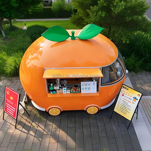 Kiosque mobile au design créatif sur le thème des fruits, remorque <span class=keywords><strong>de</strong></span> restauration rapide, camion <span class=keywords><strong>de</strong></span> vente ambulante personnalisé pour jus, café et en-cas - Product Image 3