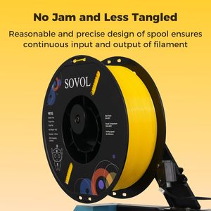 Filamento PETG de Alta Velocidad Sovol, 1.75mm, 1kg, Consumibles para Impresión 3D Rápida, Sin Enredos, Precisión Dimensional para Impresoras FDM - Product Image 3