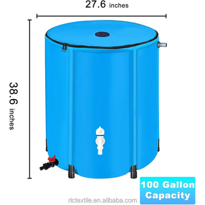 Réservoir d'eau pliable en PVC de haute qualité avec valve de trop-plein pour le stockage saisonnier - Product Image 3