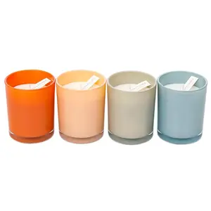 低价独特蜡烛罐豪华玻璃蜡烛容器批发定制玻璃蜡烛容器