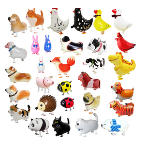 Set <span class=keywords><strong>de</strong></span> Globos <span class=keywords><strong>de</strong></span> Animales Andantes al por Mayor, Lindos Globos <span class=keywords><strong>de</strong></span> Aluminio <span class=keywords><strong>de</strong></span> Mascotas: Perro, Gato, Dinosaurio, Panda, Animales <span class=keywords><strong>de</strong></span> Granja para Fiestas Infantiles - Product Image 1