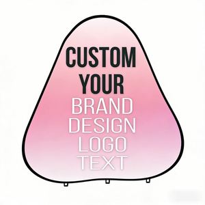 Soporte de Banner Circular Plegable Portátil de Metal y Aluminio con Marco en A, Personalizable con Logotipo, para Promociones de Eventos, a Bajo Precio - Product Image 4