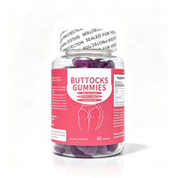 Gummies Naturelles pour le Remodelage des Hanches à la Vitamine E Pêche – Soutien à la Croissance Musculaire – 60 Comprimés – Complément Alimentaire pour Adultes – OEM ODM Privé