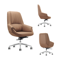 Commercial Executive Industrial Chaise de bureau ergonomique haut de gamme de luxe en cuir de mode moderne de haute qualité