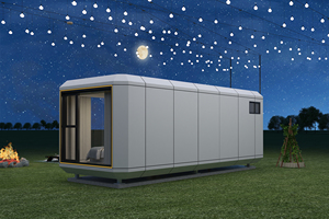 Nuova <span class=keywords><strong>Casa</strong></span> Prefabbricata Portatile a Capsula Spaziale di Tendenza, Case Container a Buon Prezzo in Nuovi Materiali - Product Image 3