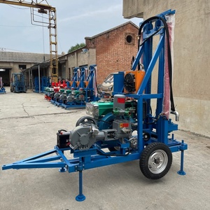 Rig Pengeboran Rotary Hidrolik Portabel Sedang dan Kecil 200m untuk Peralatan Pengeboran Sumur Air - Product Image 3