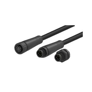 LED 실외 조명용 Dropshipping 방수 M12 남성 및 여성 커넥터 <span class=keywords><strong>2</strong></span> <span class=keywords><strong>3</strong></span> 4 <span class=keywords><strong>2</strong></span> + <span class=keywords><strong>3</strong></span> 6 코어 (20cm 고무 케이블 포함) - Product Image 5