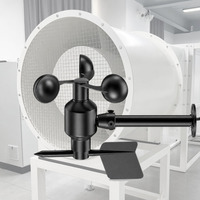 Anémomètre mécanique combiné tout-en-un en aluminium moulé auto-chauffant avec capteur de vent RS485 MODBUS
