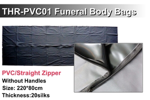 THR-PVC01 PVC 20 sete adulti biodegradabili borse per il corpo prodotti funerari <span class=keywords><strong>Bodybag</strong></span> per la conservazione di cadavere - Product Image 3