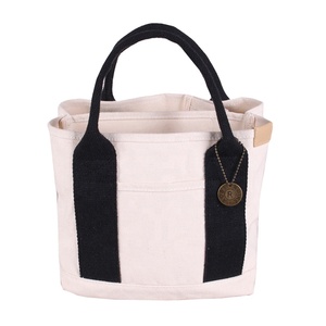 Sac fourre-tout en toile Besto de haute qualité 16OZ à multiples poches, sac à bandoulière portable en coton pour femme, idéal pour l'été et les activités de plein air - Product Image 4