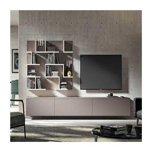 Moderno centro di intrattenimento TV Cabinet per 80 "TV doppio supporto di memorizzazione Console da tavolo con Drop Down porta per <span class=keywords><strong>soggiorno</strong></span> - Product Image 4