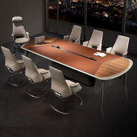 Table de réunion de bureau moderne classique de grande taille à prix d'usine pour salle de réunion, salle de conseil et salle de négociation