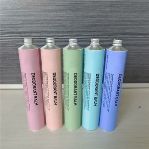 Tubos plegables con tapa de aluminio Cosméticos Tubo de metal suave 50ml 80ml <span class=keywords><strong>Primer</strong></span> Paquete sin plástico Protector solar Tubos mate reciclables - Product Image 2