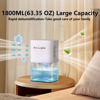 Déshumidificateur intelligent portable mini 1800 ml pour la maison, très demandé