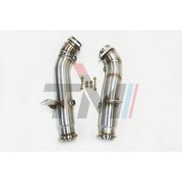 Downpipe Performa Tinggi untuk Benz AMG C43 E43 E400 W205 W213 M276 3.0T Biturbo 2017+ Pipa Knalpot