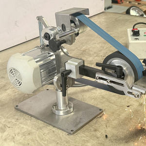 Ponceuse à bande électrique verticale et horizontale 762*25mm min ponçage à grande vitesse couteau faisant dans la rectifieuse pour le métal - Product Image 4