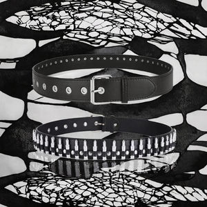 Ceinture en PU haut de gamme pour femmes, texture givrée, nouvelle conception transfrontalière, épingle décorative pour vêtements, en alliage, Jessi JE5941 - Product Image 3