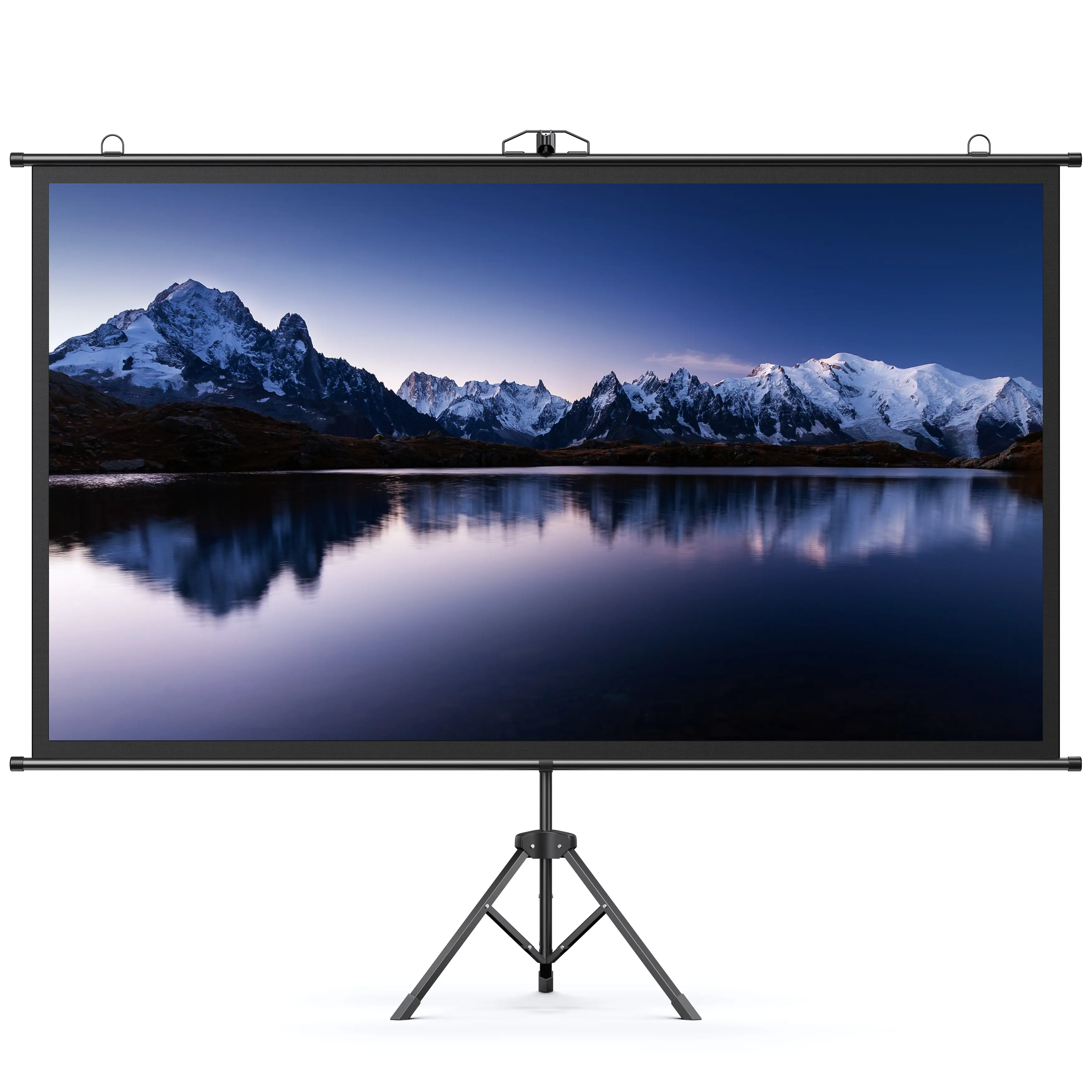 Yaber 84inch 100inch Projector Screen Outdoor Movie Tripod Screen Floor Rising Projector Screen