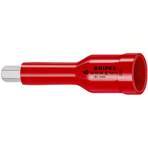 Knipex <b>Socket</b> Wrench 6mm 1000V Insulated For Hexagon <b>Socket</b> <b>Screws</b> - Product Image 2