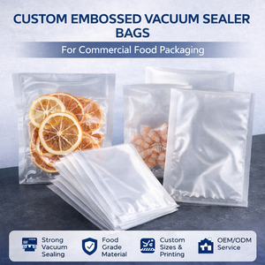 <span class=keywords><strong>Bolsas</strong></span> Jumbo para Envasado al Vacío <span class=keywords><strong>Foodsaver</strong></span>, con Relieve, Libres <span class=keywords><strong>de</strong></span> BPA, para Máquina Selladora, Impermeables, Precortadas, para Sous Vide, Sushi y Ensaladas - Product Image 3