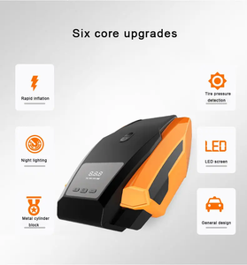 Bomba inflable portátil de 12v para neumáticos de coche, inflador rápido con pantalla Digital Led, compresor de aire, minibomba eléctrica para coche - Product Image 2