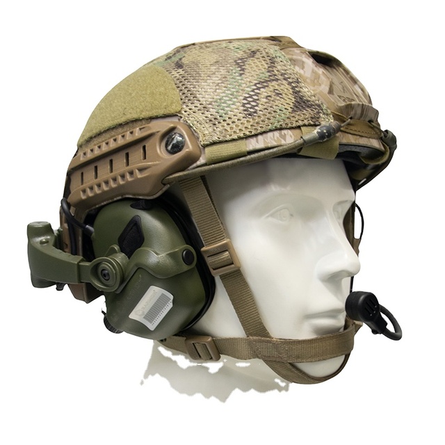 EARMOR Hearing protection Earmuffs Electronic Pickup Noise Reduction Communication Tactical Headset Helmet Rail Adapter