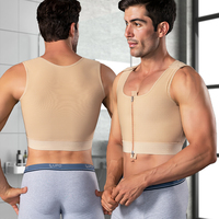 Débardeur de sport sans manches pour hommes, gaine amincissante et sculptante pour le ventre et la taille, effet ventre plat, Fajas Colomblanas