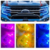 Module DRL RGB pour Ford Ranger T9 Raptor 2023 2024 2025, module de feux de jour à LED matriciels, commande par application