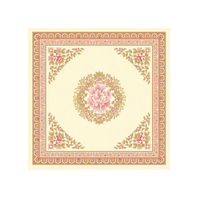 Handgefertigter Luxus-Teppich aus Wolle und Seide mit Hohem Flor und Schlingenstruktur für Wohnzimmer - Hochwertig zum Bestpreis