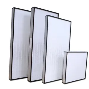 Filtro HEPA personalizado H14 0,3 micras 99.99% con campana de aire de flujo laminar de grado hospitalario 24x48 filtro Hepa H13