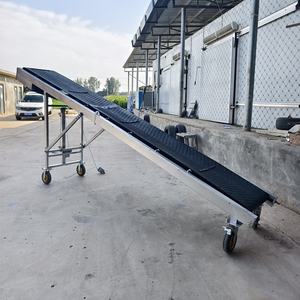 Lichtgewicht draagbare transportbanden met 220 volt elektromotoren voor het verplaatsen van grond en grind, transportbanden voor het laden van grond op vrachtwagens - Product Image 2