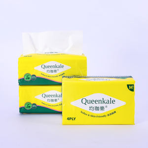 กระดาษเช็ดหน้าควีนคาเล่ OEM แบบนุ่ม ซึมซับดี 4 ชั้น สำหรับใช้ในชีวิตประจำวัน ที่บ้าน ที่ทำงาน โรงแรม ขายส่งราคาถูกจากโรงงานโดยตรง - Product Image 4