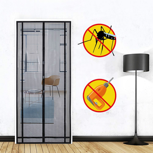 Porte <span class=keywords><strong>moustiquaire</strong></span> magnétique souple moderne pour <span class=keywords><strong>moustiquaire</strong></span> 90*210cm & 100*220cm Tailles <span class=keywords><strong>Rideau</strong></span> en maille de polyester pour hôtels - Product Image 2