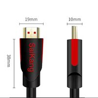 En stock envío rápido con la mejor calidad Gold Plate HD HDMI CABLE 4K HDMI 2,0 CABLE HDMI Cable