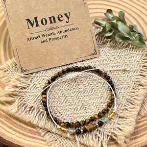 Natural Stone Bracelet Colorful Glass Beaded Career Success Innovative White Label One-stop Sourcing - Product Image 4