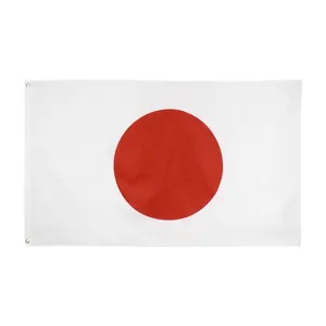 Nuoxin alta calidad al aire libre Bandera Nacional Japonesa Banner 90*150cm Japón Bandera de Japón