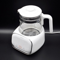 Bouilloire intelligente pour bébé, ensemble de température pour lait, lait bouillant, soupe chaude pour bébé, lampe de nuit 1.2 L SS 316