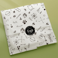 Papier de soie d'emballage de marque imprimé de logo écologique personnalisé pour vêtements papier de soie au beurre papier de soie