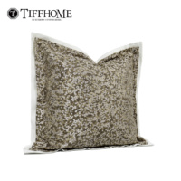 Tiff Home coussin décoratif de luxe 45*45 cm conception de boucle lavable pour salon canapé décor à la maison en gros