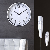 Jam Dinding Grosir Modern Desain Bulat Sederhana Promosi Murah Jam Dinding Plastik Custom