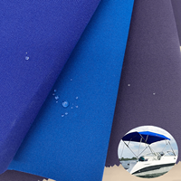 Tissu d'ameublement uni 100% acrylique teint en masse, imperméable, pour usage extérieur, résistant au vent, pour housses marines, auvents, tentes, parasols, canapés