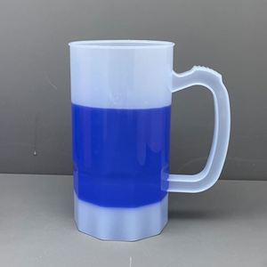 Vente en gros de mugs à bière en plastique, verres à pinte en PP de qualité alimentaire avec poignée, gobelets promotionnels - Product Image 4
