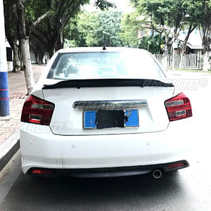 Para 2009 2010 2011 2012 <span class=keywords><strong>Honda</strong></span> City 100% fibra de carbono <span class=keywords><strong>Real</strong></span> alerón trasero de alta calidad difusor de tapa de maletero R Styl - Product Image 3