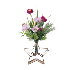 Bouquet de fleurs artificielles Meidi Daisy en tissu tissé plastique, décoration d'intérieur, accessoires de mariage CF01295A - Product Image 5