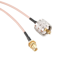 Assemblage de câble coaxial RF RG316 SMA femelle vers UHF PL-259 mâle pour antenne satellite