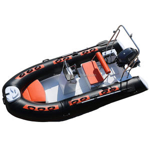 Haohai中国3.9mグラスファイバー船外機センターコンソールリブ5人用セーリングヨットレジャーセイルフィッシングボート - Product Image 1